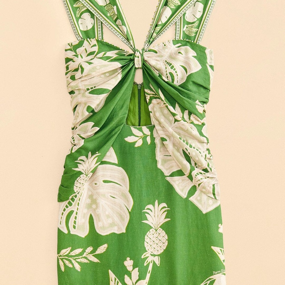 FARM Rio Lace Monsteras Green - Picture 2 of 3